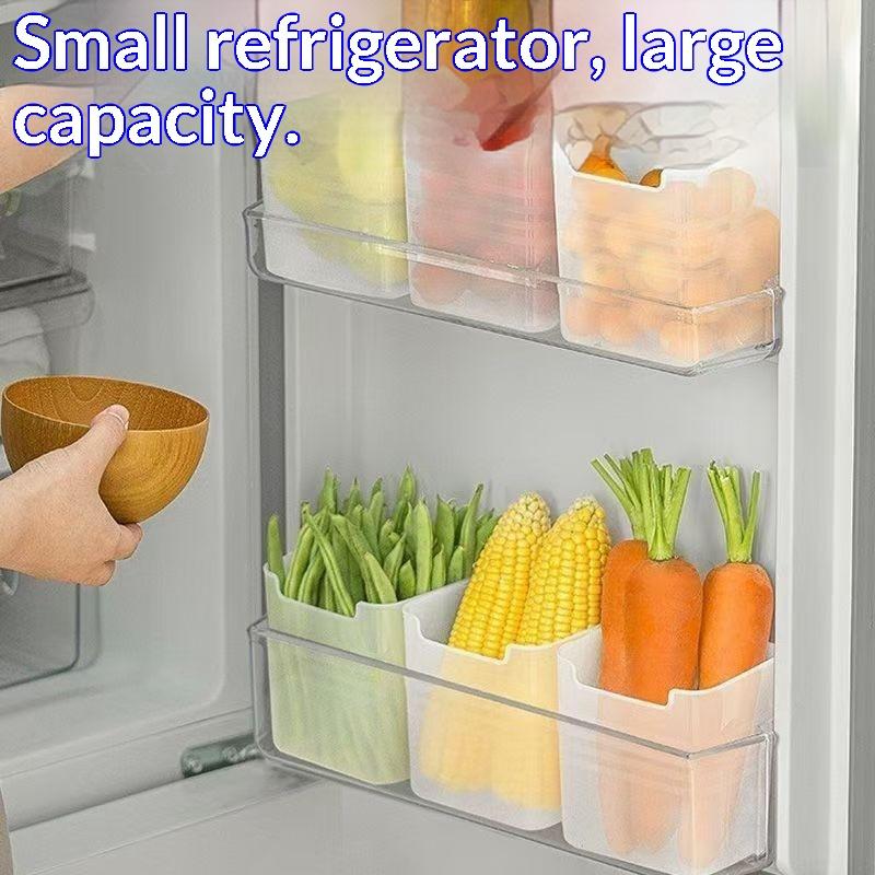 กล่องเก็บอาหารในตู้เย็น 4 ชิ้น - Food Storage Stackable Containers บทวิจารณ์และราคา