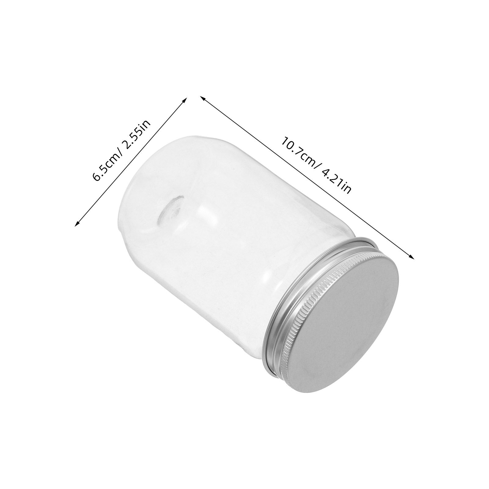 ขวดโหลพลาสติกใส 6 ชิ้น พร้อมฝา - Food Storage Containers With Lids บทวิจารณ์และราคา