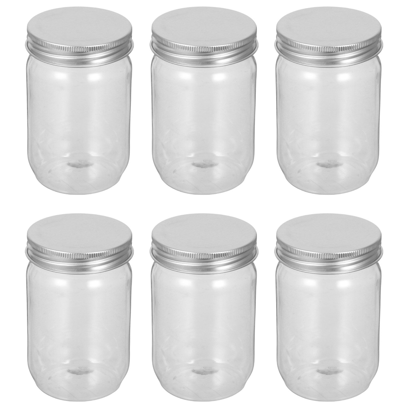 ขวดโหลพลาสติกใส 6 ชิ้น พร้อมฝา - Food Storage Containers With Lids บทวิจารณ์และราคา