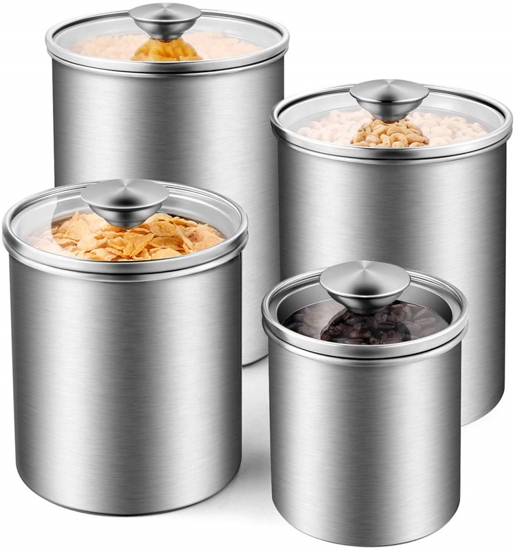 ชุดกระป๋องเก็บอาหารสแตนเลสสำหร - Food Storage Glass Container Set บทวิจารณ์และราคา