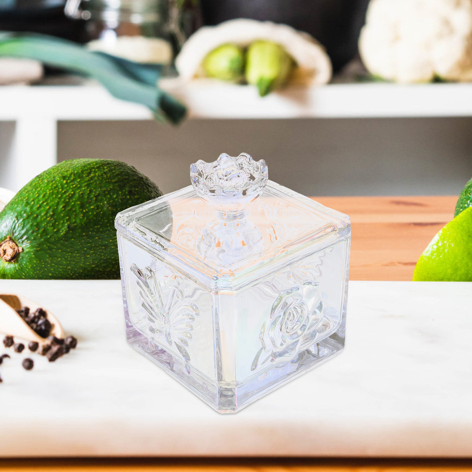 โถแก้วเก็บอาหารพร้อมฝาปิดแน่นส - Food Storage Glass Containers Large บทวิจารณ์และราคา