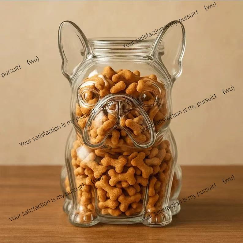 ภาชนะใส่อาหารสุนัข รูปทรงบูลด็ - Food Storage Glass Containers Large บทวิจารณ์และราคา