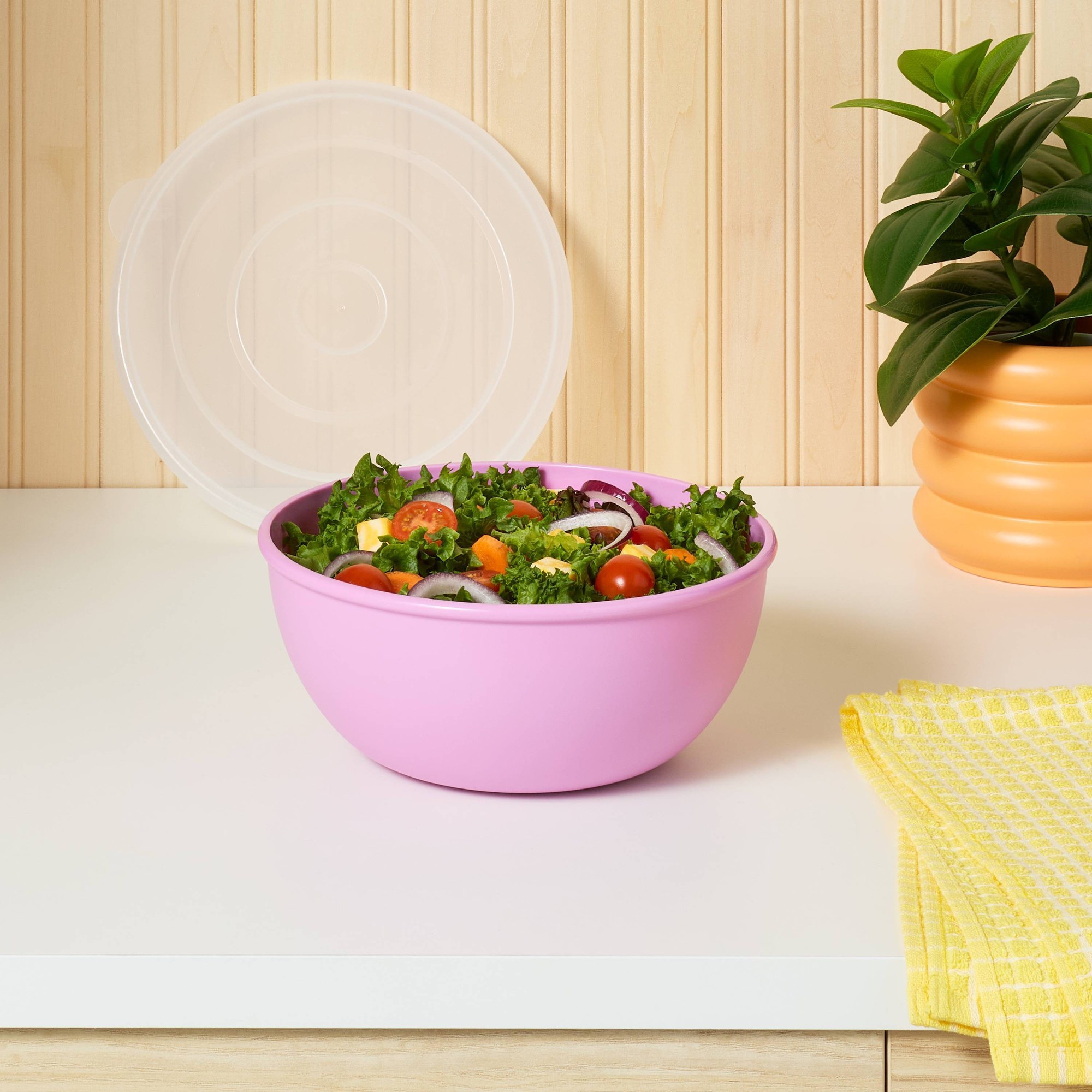 ชามสีชมพูพร้อมฝาปิดเข้าชุด ภาช - Food Storage Containers With Lids บทวิจารณ์และราคา
